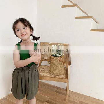 6969/Summer Bud Waist Baby Girls Hot Selling Shorts Thin Casual Loose Pants for 1-6years Girls photo-5