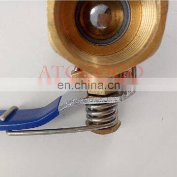 Low Price Brass Spring Close Ball Valve DN25 1inch photo-4