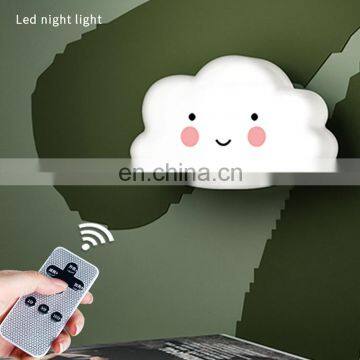 Hot Sale Stick-on Anywhere led night light rechargeable Dimmable smart portable led night light with timer