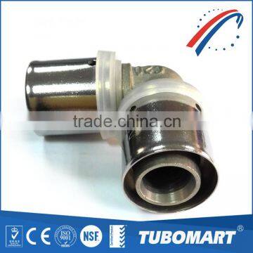 High quality precision 90 degree brass pipe connector fitting female equal male elbow