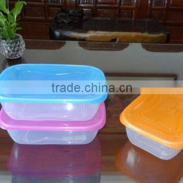 2200ml rectangular plastic food storage container / food storage box, microwavable