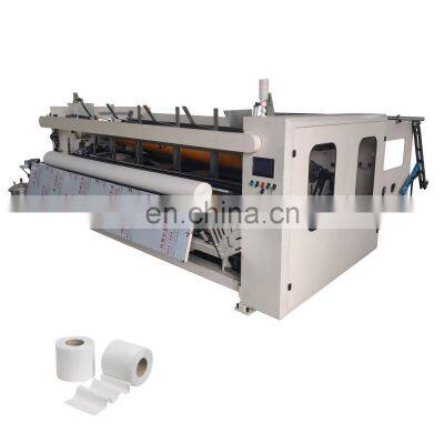 Automatic 2 plys toilet paper roll making machine