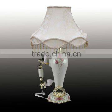 decorative antique classic phone with table lamp function