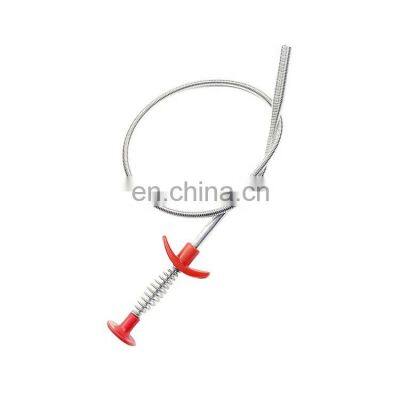 Hot Sale Customized Hair Snake Tool Drain Opener Hair Clog Remover Sink Snake for Sewer Kitchen Sink Bathroom Tub Toilet Clogged