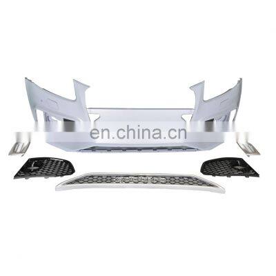 2013-2017 Front bumper with grill for Audi Q5 RSQ5 style Auto modified High quality PP material body kit