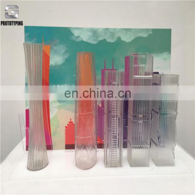 CNC transparent clear pmma acrylic prototypes cnc transparent plastic rapid prototype