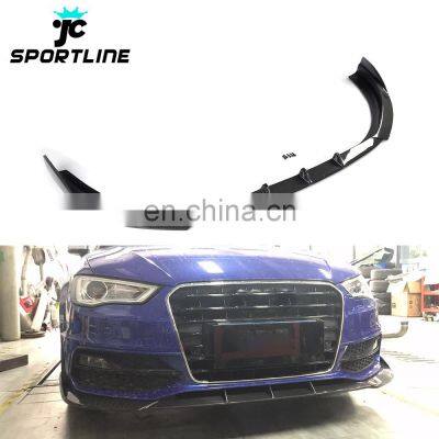 Carbon Fiber S3 Front Bumper Lip for Audi A3 S-LINE S3 Hatchback 2014-2015