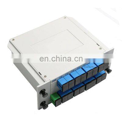 Ftth 1x16 plc box splitter steel tube pon 15m sc  1m r 4565 fbt splitter abs box plc optical SPS-Splitter