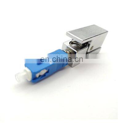 FTTH Peralatan Serat Optik SC UPC Bare Fiber Switch Adapter SC Hybrid Adapter Fiber Coupler Fiber Optic Adapter photo-2