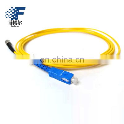 fiber optic Cable Manufacturing FTTH SC AP C LC/ UPC Single Modeimplex patch cord