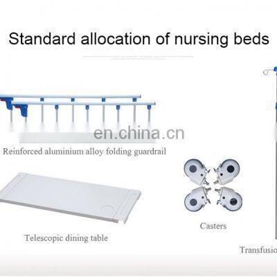 Cheapest Adjustable Nursing 3 Crank Functions Manual Medical Hospital Bed photo-4