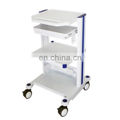 Factory OEM 3 layer Equipment Computer Trolley for Hospital