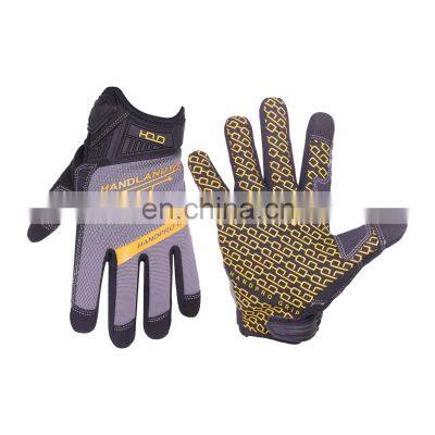 HANDLANDY multipurpose Anti-slip Grip glove with silicone Mechanic gloves handpro outdoor glove