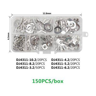 DJ431-3.2/6.2 Ring Terminal Block O Type Grounding Lug Terminal Box With 150 Pcs photo-2