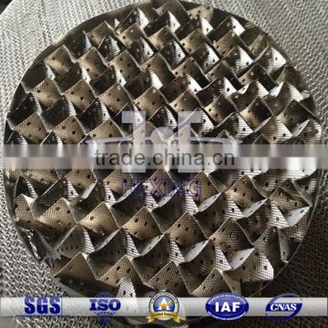 stainless steel metal corrugated packing for distillation tower