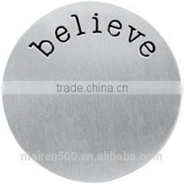 Custom design locket plates, plates wholesale