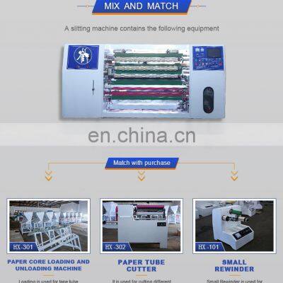 China Factory Made BOPP Adhesive Packing Tape Jumbo Roll Slitting Rewinding Slitter Machine photo-2