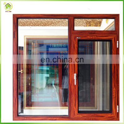 mosquito net window with swing steel screen aluminum window