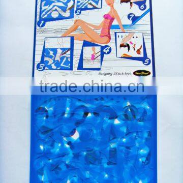 PP template custom coloring book printing