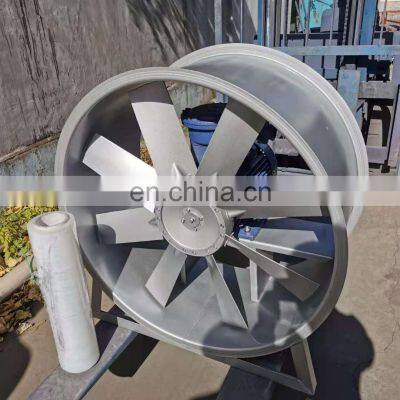 800mm  Industrial Stainless Steel Tube Reversible  Axial Fan 415V for Boiler