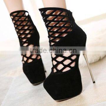 C89226A Fashion Lady Hollow Out High Heel Shoes Wholesale Women Shoes photo-2