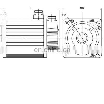 High Precision 220v Servo Motor Gear Electric ac Motor photo-4