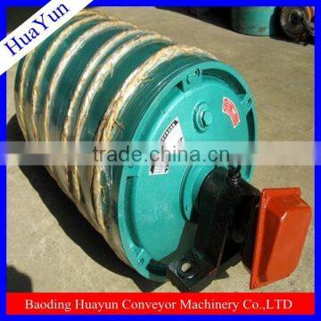 electric conveyor drum for heavy construction equipment