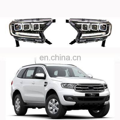 High Quality Led Light Auto Parts LED Head Lamp Head Light Headlight for Everest