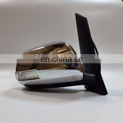 High Quality 2011 7 Wire Foldable Indicator Chrome Car Side Mirror for Toyota Kijang Innova 2012 2013 2014 2015 2016 2017