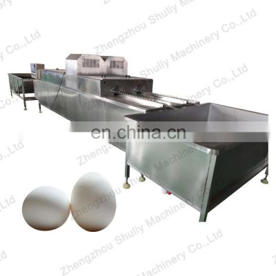 automatic duck hen eggs cleaning equipment egg washing machine