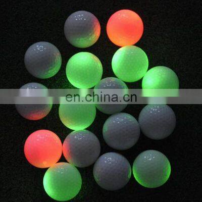 Durable OEM Colors Customized Flashing LED Luminous Golf Ball