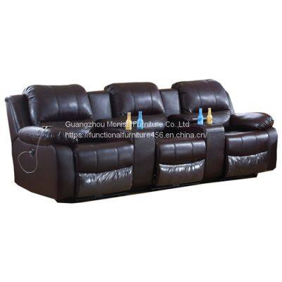 Cinema Sofa Space Capsule Multifunctional Private Home Theater Leather Combination Sofa Vip Movie Hall photo-3