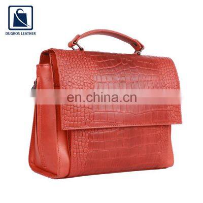 Eye Catching Design Good Quality Wholesale Luxury and Stylish Women Genuine Leather Handbag for Bulk Purchase