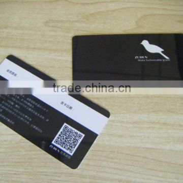 CMYK PVC Guarantee Card with QR code