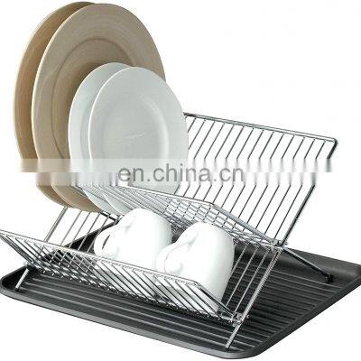 Wholesale Kitchen Over Sink Dish Drying Rack Metal Kitchen Organizer Stainless Steel Dish Drying Rack Sink Rack photo-3