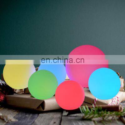 remote control led light plastic sphere modern home lamp decoration lights for events