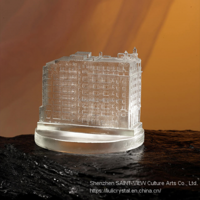 Direct Factory Casting Crystal Scale Miniature Buildings Model 3D Tower Accept Customization photo-4
