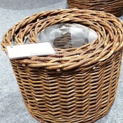 New Style Storage Wicker Basket For Flower pot