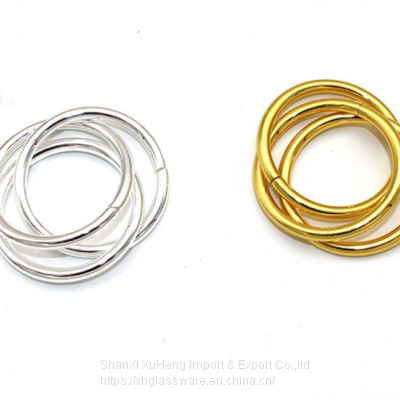 Fast Shipping Gold Silver Colored Napkin Ring For Wedding Table Decoration photo-4