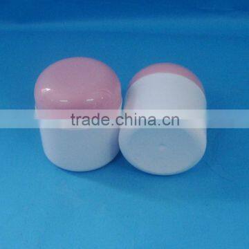 Empty Wholesale Plstic Cosmetic Jar Container/ 100ml White Empty Plastic Cream Bottle With Lid photo-4