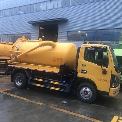 3-8cube Suction Vacuum Fecal Vehicle Sewer Tanker Sewage Equipment Truck