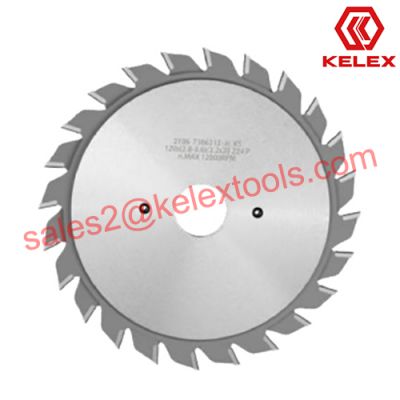 PCD adjustable scoring saw blades