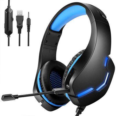 USB Headset Noise Cancelling Microphone Computer Headphones On Ear Wired Office Call Center Headset for ForIn Line Control