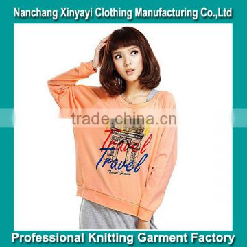 China Manufacture Custom Printed T-shirt / 2014 Fashion Women T-shirt with High Quality / OEM Factory Wholesale