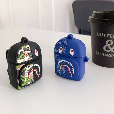 For Airpods Case 2 Custom Logo Silicone Backpack Design Earpods Protective Case Cover for Apple Airpods Charging Case 1 2 photo-4