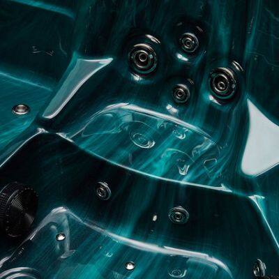 Multiple Person Rectangular Massage Bathtub Home-use Independent Massage Surfing photo-4