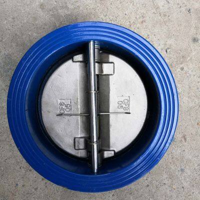 High Quality Ductile Iron Wafer Type Check Valve Stainless Steel Dual Plate EPDM Seat Butterfly Valve photo-2