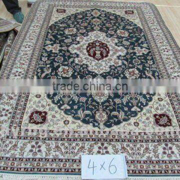 China 400kpsi excellent and valuable silk rug antique isfahan handicraft