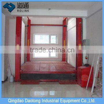 4 Post Car Stacker Electrical Floor Lift Parking Device photo-2