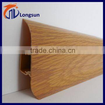 China supplier hard skirting board plastic material